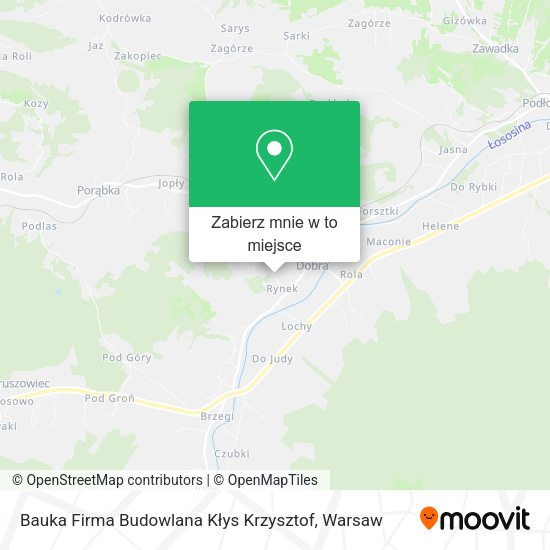 Mapa Bauka Firma Budowlana Kłys Krzysztof