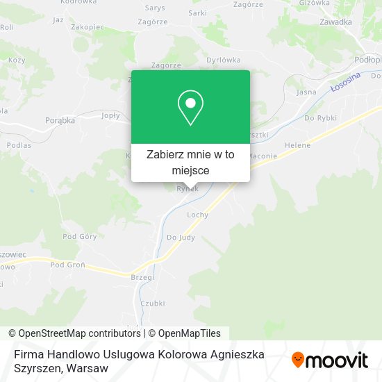 Mapa Firma Handlowo Uslugowa Kolorowa Agnieszka Szyrszen