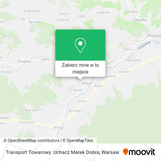 Mapa Transport Towarowy. Uchacz Marek Dobra