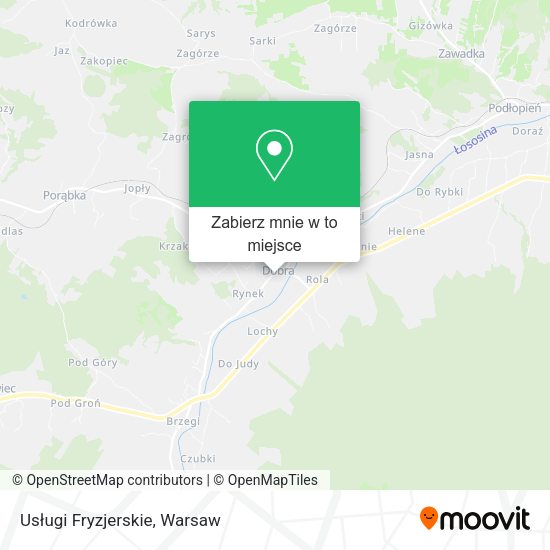 Mapa Usługi Fryzjerskie