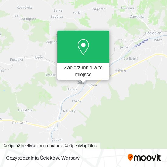 Mapa Oczyszczalnia Ścieków