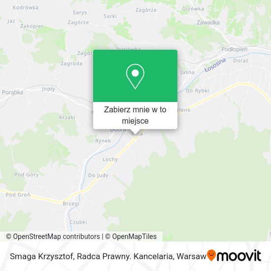 Mapa Smaga Krzysztof, Radca Prawny. Kancelaria