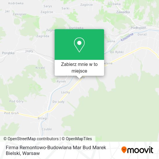 Mapa Firma Remontowo-Budowlana Mar Bud Marek Bielski