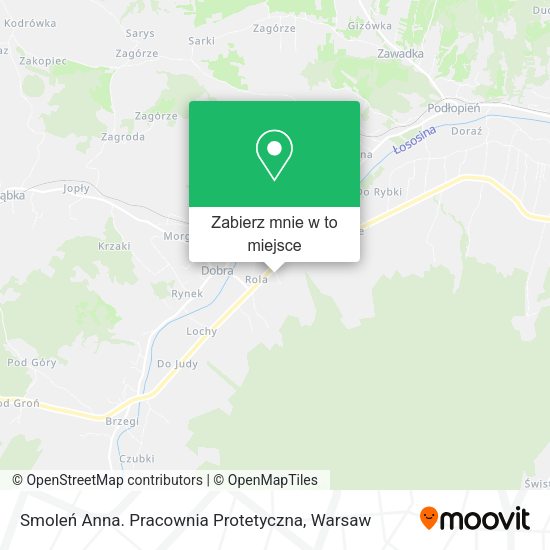 Mapa Smoleń Anna. Pracownia Protetyczna