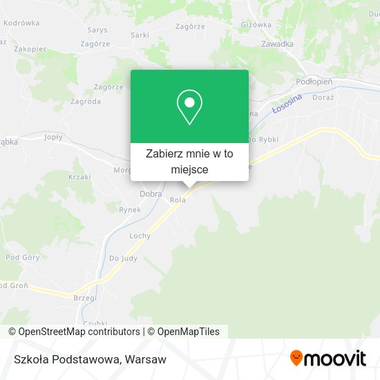 Mapa Szkoła Podstawowa