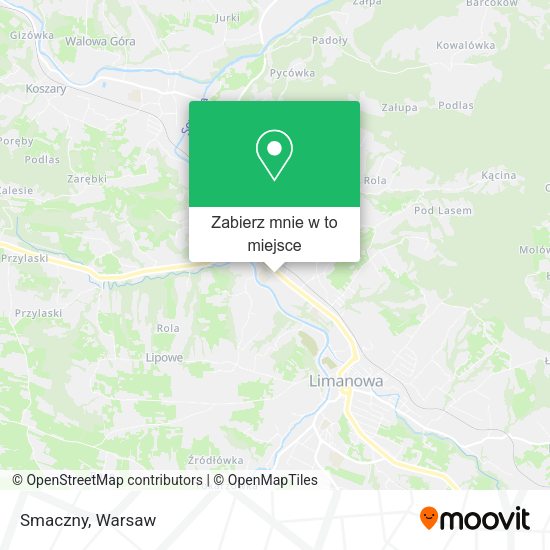 Mapa Smaczny