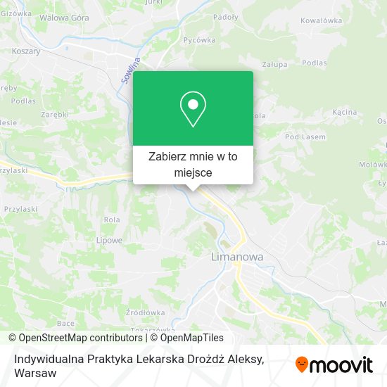 Mapa Indywidualna Praktyka Lekarska Drożdż Aleksy