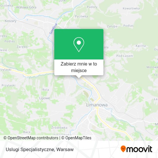 Mapa Uslugi Specjalistyczne