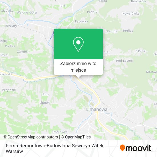 Mapa Firma Remontowo-Budowlana Seweryn Witek