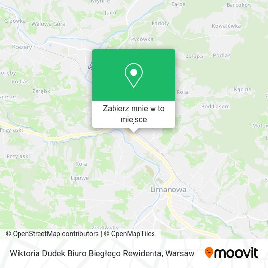 Mapa Wiktoria Dudek Biuro Biegłego Rewidenta