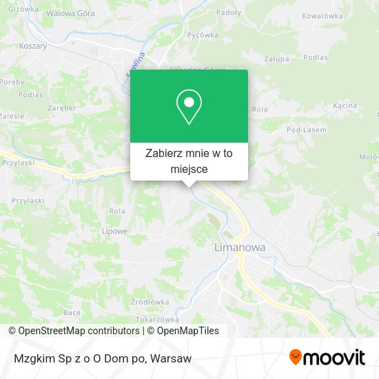 Mapa Mzgkim Sp z o O Dom po