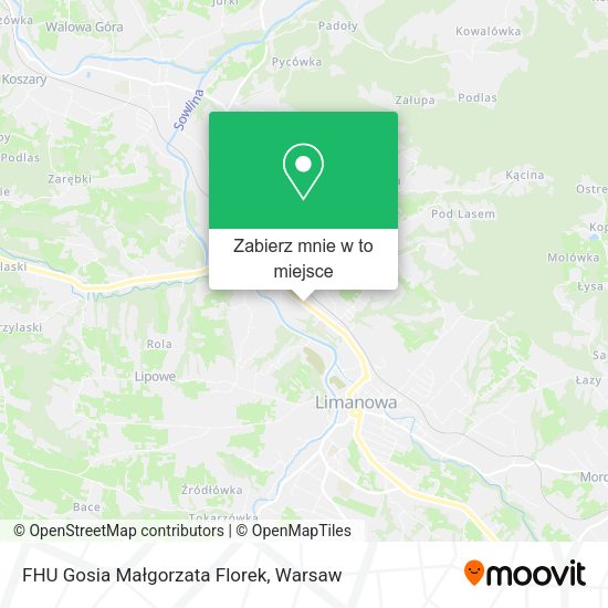 Mapa FHU Gosia Małgorzata Florek