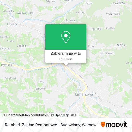 Mapa Rembud. Zakład Remontowo - Budowlany