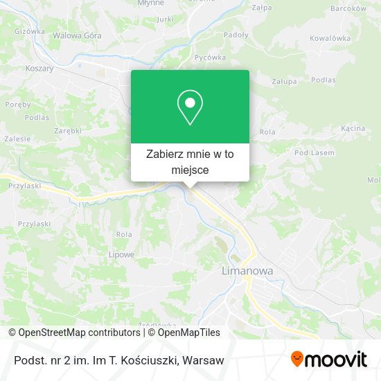 Mapa Podst. nr 2 im. Im T. Kościuszki