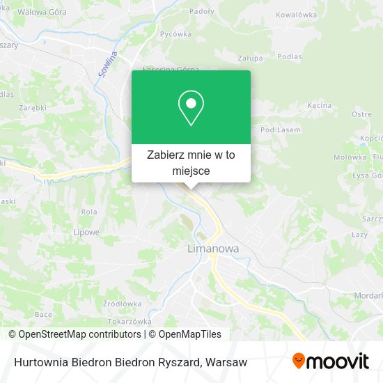 Mapa Hurtownia Biedron Biedron Ryszard