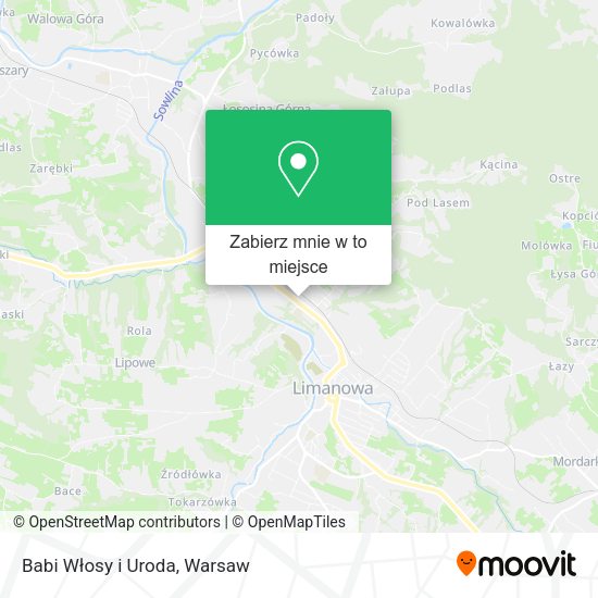 Mapa Babi Włosy i Uroda