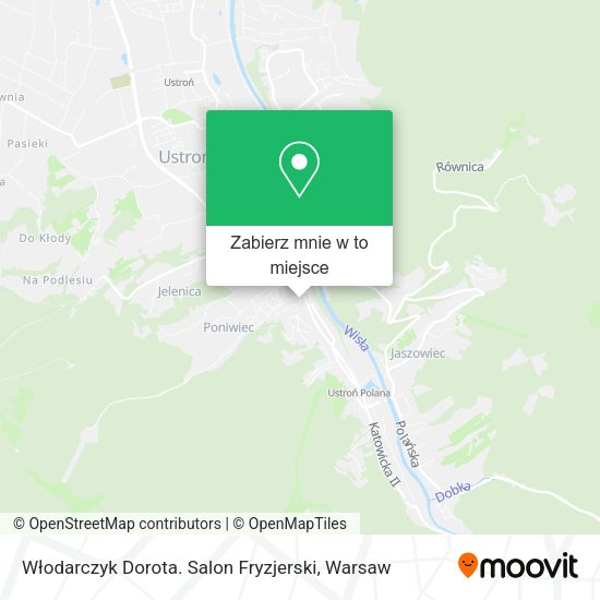 Mapa Włodarczyk Dorota. Salon Fryzjerski