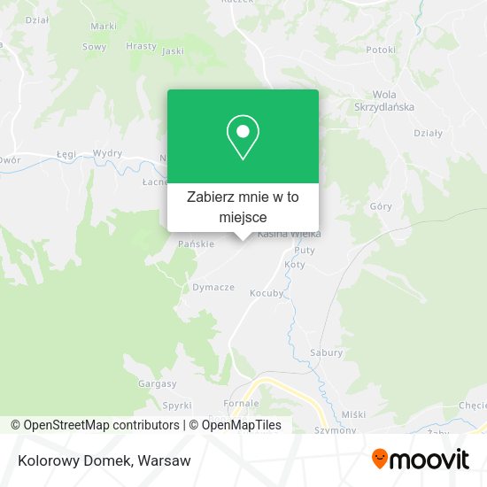 Mapa Kolorowy Domek