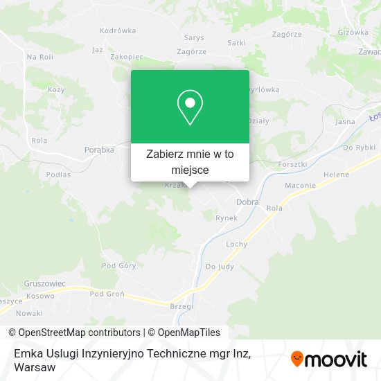 Mapa Emka Uslugi Inzynieryjno Techniczne mgr Inz