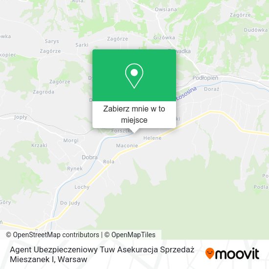 Mapa Agent Ubezpieczeniowy Tuw Asekuracja Sprzedaż Mieszanek I