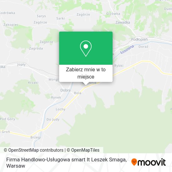 Mapa Firma Handlowo-Usługowa smart It Leszek Smaga