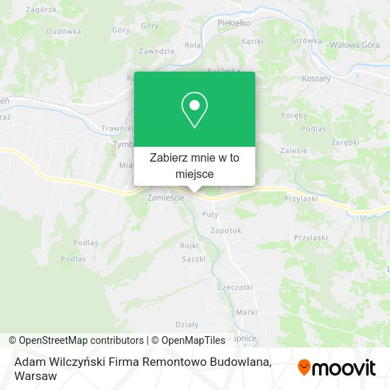 Mapa Adam Wilczyński Firma Remontowo Budowlana