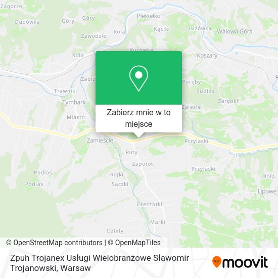 Mapa Zpuh Trojanex Usługi Wielobranżowe Sławomir Trojanowski