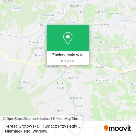 Mapa Teresa Grotowska. Tłumacz Przysięgły J. Niemieckiego