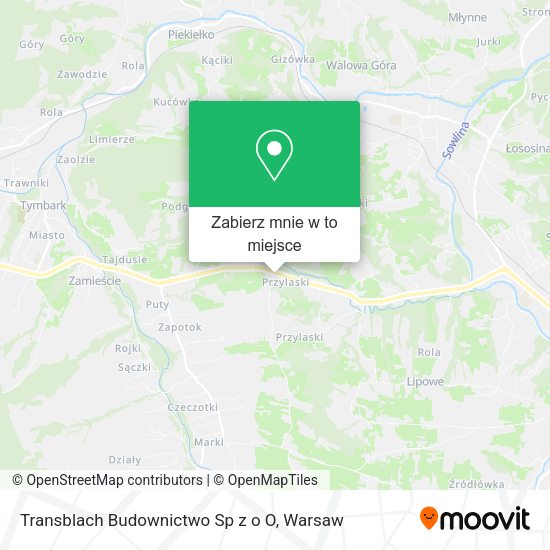 Mapa Transblach Budownictwo Sp z o O