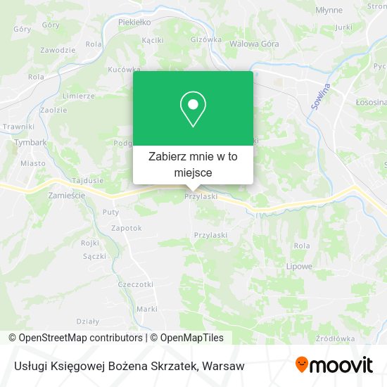 Mapa Usługi Księgowej Bożena Skrzatek