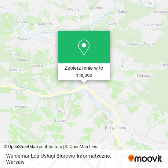 Mapa Waldemar Łoś Usługi Biurowo-Informatyczne