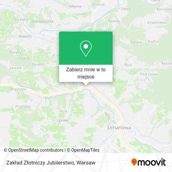 Mapa Zakład Złotniczy Jubilerstwo