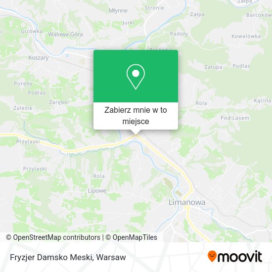 Mapa Fryzjer Damsko Meski