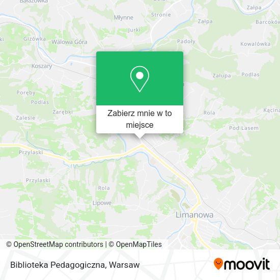 Mapa Biblioteka Pedagogiczna