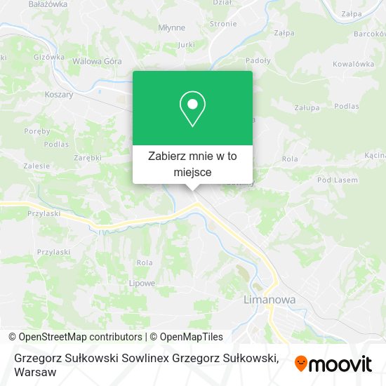 Mapa Grzegorz Sułkowski Sowlinex Grzegorz Sułkowski