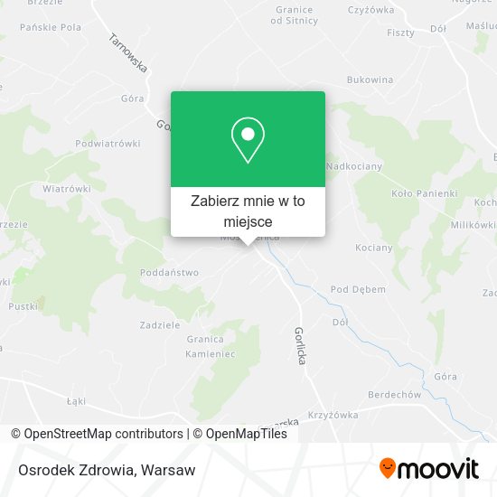 Mapa Osrodek Zdrowia