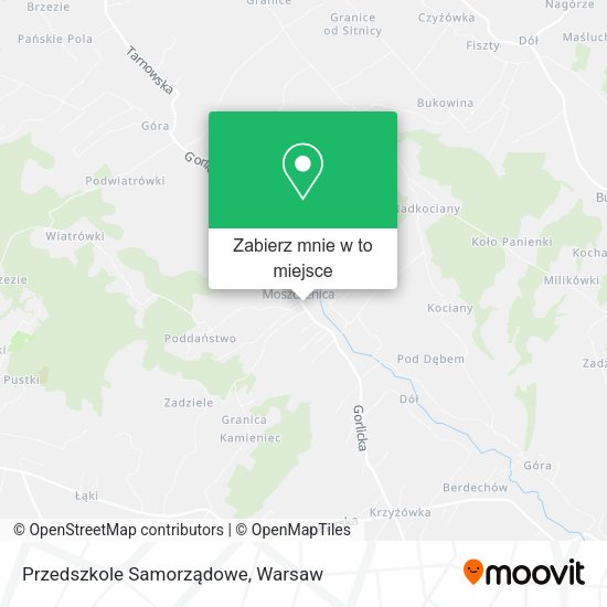 Mapa Przedszkole Samorządowe