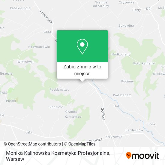 Mapa Monika Kalinowska Kosmetyka Profesjonalna