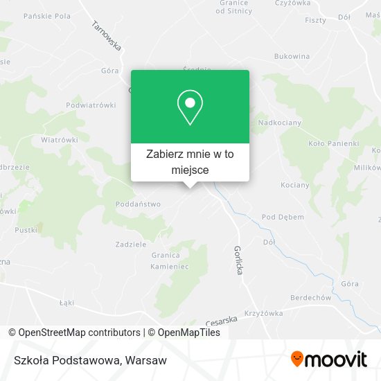 Mapa Szkoła Podstawowa