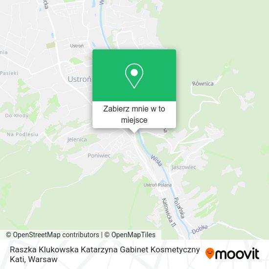 Mapa Raszka Klukowska Katarzyna Gabinet Kosmetyczny Kati