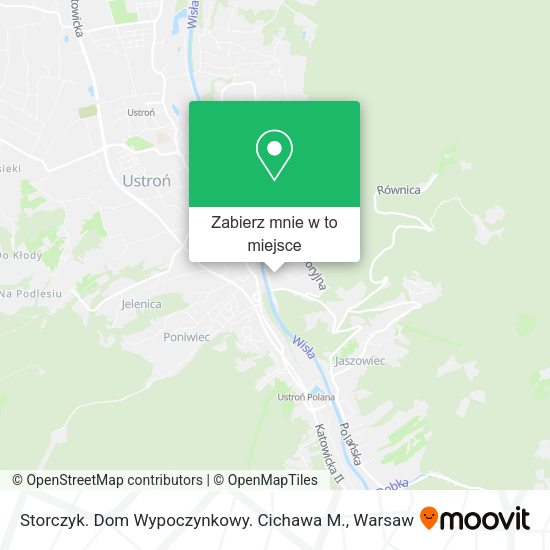 Mapa Storczyk. Dom Wypoczynkowy. Cichawa M.