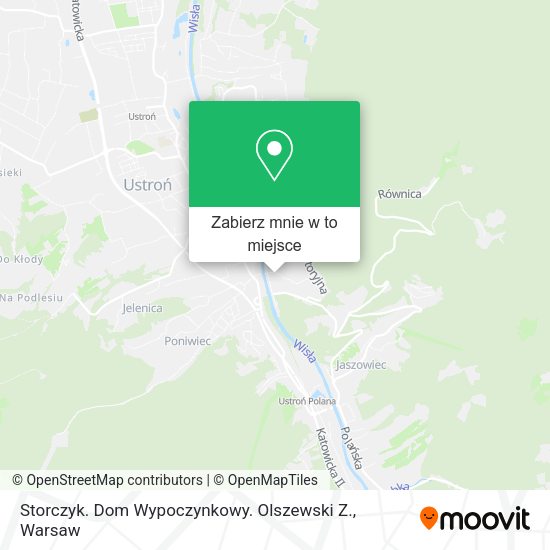 Mapa Storczyk. Dom Wypoczynkowy. Olszewski Z.