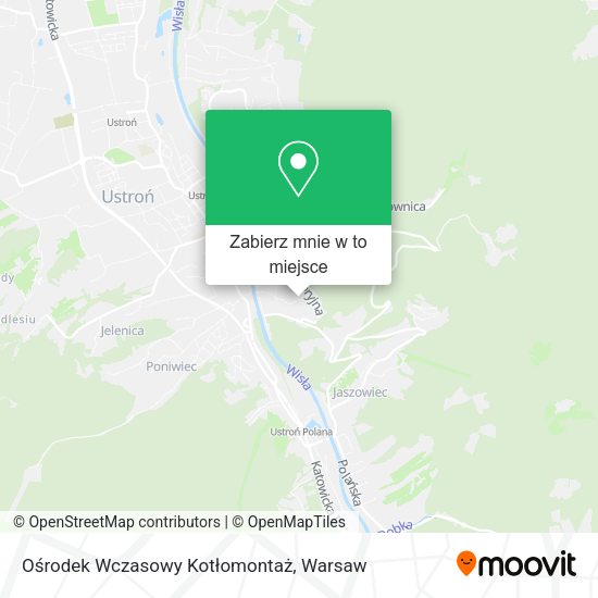 Mapa Ośrodek Wczasowy Kotłomontaż