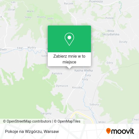 Mapa Pokoje na Wzgórzu