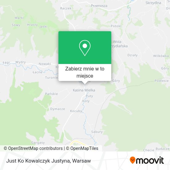 Mapa Just Ko Kowalczyk Justyna