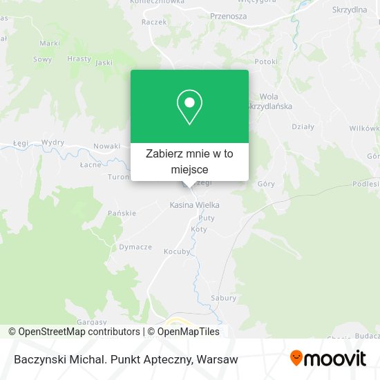 Mapa Baczynski Michal. Punkt Apteczny