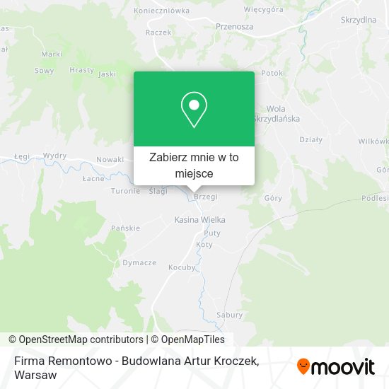 Mapa Firma Remontowo - Budowlana Artur Kroczek