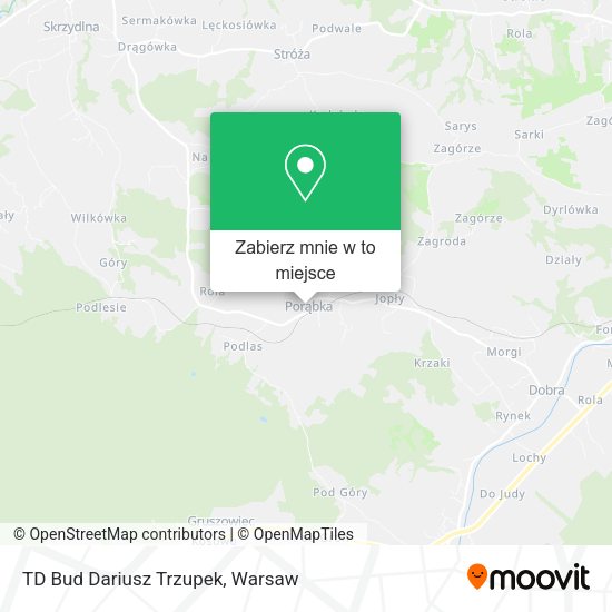 Mapa TD Bud Dariusz Trzupek