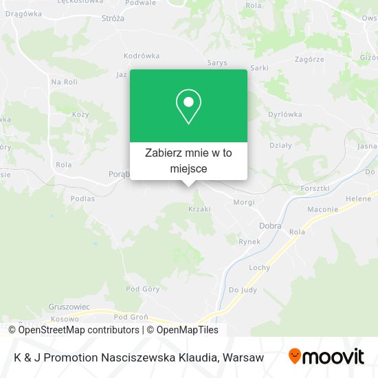 Mapa K & J Promotion Nasciszewska Klaudia