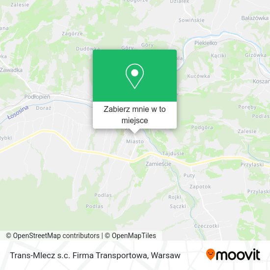 Mapa Trans-Mlecz s.c. Firma Transportowa